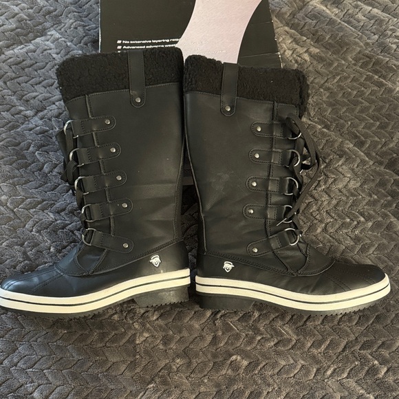 Black Winter Boots Artic Shield Women’s Size 10 - Picture 5 of 5